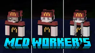 McD Worker's Skin Pack (26.x, 1.21) – MCPE/Bedrock