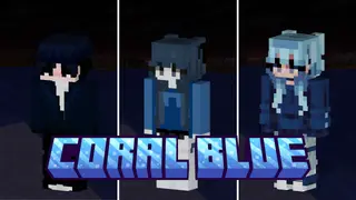 Coral Blue Skin Pack (26.x, 1.21) – MCPE/Bedrock