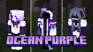 Ocean Purple Skin Pack (26.x, 1.21) – MCPE/Bedrock