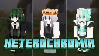 Heterochromia Skin Pack (26.x, 1.21) – MCPE/Bedrock