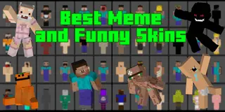 Best Meme & Funny Skin Pack (26.x, 1.21) – MCPE/Bedrock