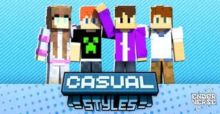 Casual Styles Skin Pack (26.x, 1.21) – MCPE/Bedrock