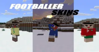 Football Player Skin Pack (26.x, 1.21) – MCPE/Bedrock