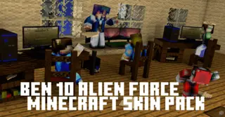 Ben 10 Alien Force Skin Pack (1.20, 1.19) – MCPE/Bedrock