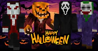 Ghost Hunter Halloween Skin Pack (1.20, 1.19) – MCPE/Bedrock