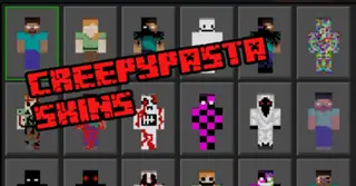 Creepypastas Skin Pack (1.20, 1.19) – MCPE/Bedrock