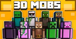 Marvi's Mobs 3D Skins Pack (1.19) – MCPE/Bedrock