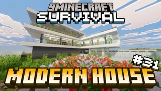 Survival Modern House 31 Map (26.x, 1.21) – Live Like Royalty in a Modern Mansion