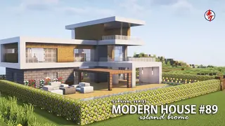 Survival Modern House 89 Map (26.x) – MCPE/Bedrock