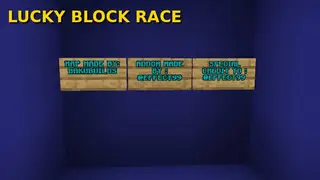 Lucky Block Race Trio Map (26.x, 1.21) – MCPE/Bedrock