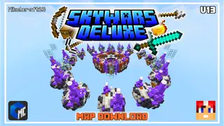 SkyWars Deluxe Map (26.x, 1.21) – MCPE/Bedrock