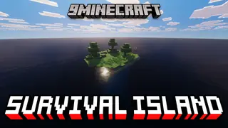 BakuBuilds Survival Island Map (26.x, 1.21) – Build an Island Base From Just Three Trees
