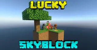 Lucky Skyblock Map (26.x, 1.21) – MCPE/Bedrock