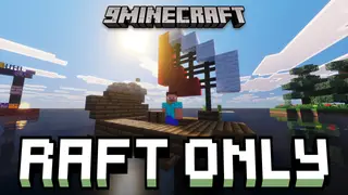 Raft Only Survival Island Adventure Map (26.x, 1.21) – Conquer the Endless Ocean on a Raft