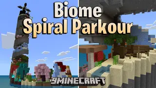 Biome Spiral Parkour Map (26.x) – Climb Every Biome to Slay the Dragon
