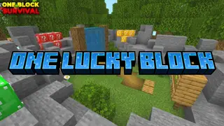 One Lucky Block Map (26.x, 1.21) – MCPE/Bedrock
