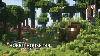 Survival Hobbit House 49 Map (26.x, 1.21) – MCPE/Bedrock