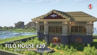 Survival Filo House 29 Map (26.x, 1.21) – MCPE/Bedrock