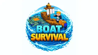 Boat Survival Map (1.21) – MCPE/Bedrock