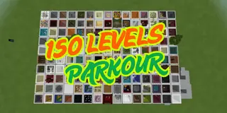Parkour 150 Levels Map (1.21, 1.20) – MCPE/Bedrock