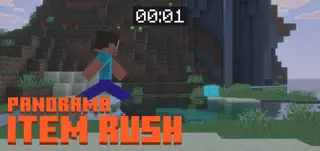 Panorama Item Rush Map (1.21, 1.20) – MCPE/Bedrock