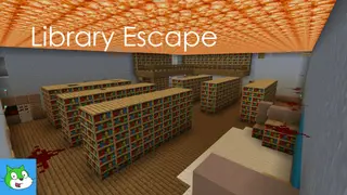 Library Escape Map (1.21, 1.20) – MCPE/Bedrock