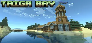 Taiga Bay Survival Town Map (1.21) – MCPE/Bedrock