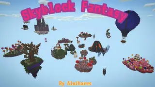 Skyblock Fantasy Map (1.21) – MCPE/Bedrock