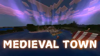 Medieval Town Map (1.21) – MCPE/Bedrock