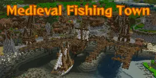 Medieval Fishing Town in the Swamp Biome Map (1.21, 1.20) – MCPE/Bedrock