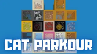 Cat Parkour Map (1.21) – MCPE/Bedrock