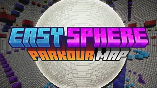 Easy Sphere Parkour Map (1.21) – MCPE/Bedrock