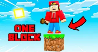 One Block Survival Map (1.21, 1.20) – MCPE/Bedrock