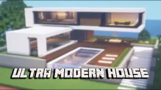 Ultra Modern House Map (1.21, 1.20) – MCPE/Bedrock