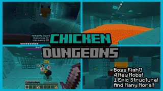 Chicken Dungeons Map (1.21, 1.20) – MCPE/Bedrock