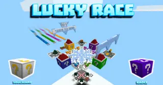 Lucky Race K-Block Map (1.21, 1.20) – MCPE/Bedrock