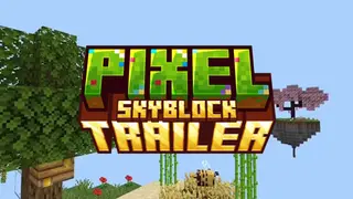Pixel Skyblock Map (1.21, 1.20) – MCPE/Bedrock