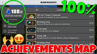 Achievement World Map (1.20, 1.19) – MCPE/Bedrock