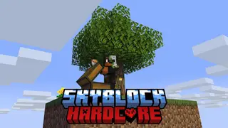 Skyblock Map with Structures (1.20) – MCPE/Bedrock