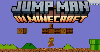 Jump Man in Minecraft Map (1.20) – MCPE/Bedrock