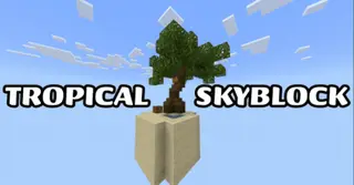 Tropical Skyblock Map (1.20, 1.19) – MCPE/Bedrock
