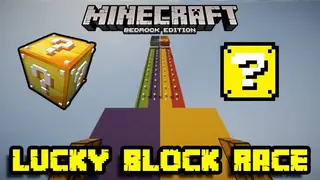 Lucky Blocks Race Map (1.19) – MCPE/Bedrock