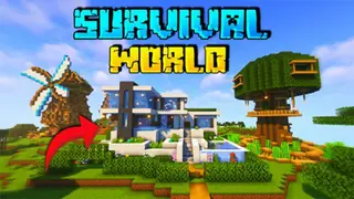 Wild Survival World Map (1.19) – MCPE/Bedrock