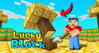 Sky Tree Lucky Block Map (1.19) – MCPE/Bedrock