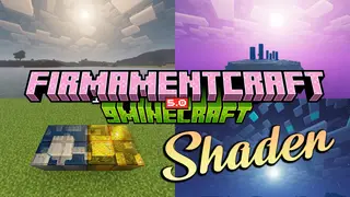 FirmamentCraft 5.0 Shader (1.26+) – Reflective Water and Glowing Ores on Mobile