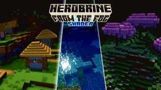 Herobrine From the Fog Shader (1.21+) – MCPE/Bedrock