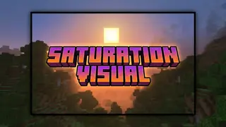 Saturation Visual Shader (1.21+) – MCPE/Bedrock