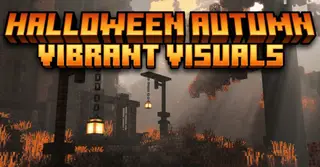 Halloween Autumn Vibrant Visuals Shader (1.21+) – MCPE/Bedrock