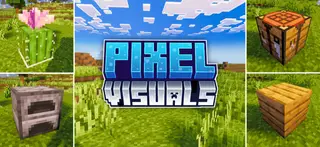 Pixel Edge Visuals Shader (1.21+) – MCPE/Bedrock