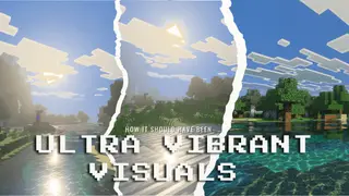 Ultra Vibrant Visuals Shader (1.21+) – MCPE/Bedrock